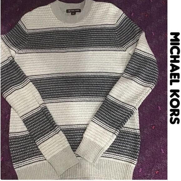 MICHAEL KORS Men’s Merino WOOL Sweater M - Picture 13 of 14